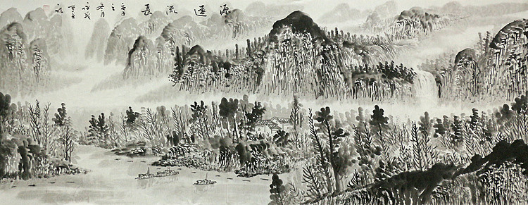 小六尺山水&mdash;&mdash;画家永茂