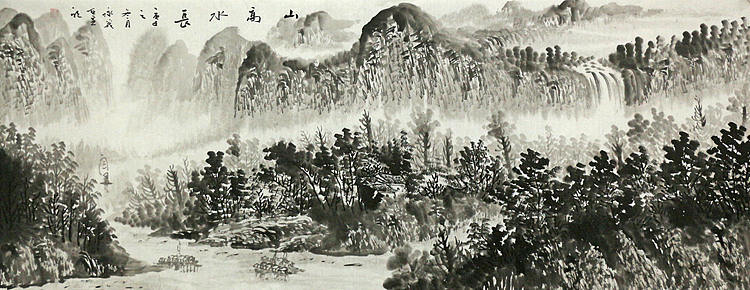 小六尺山水&mdash;&mdash;画家永茂