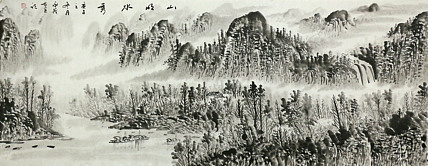 小六尺山水&mdash;&mdash;画家永茂