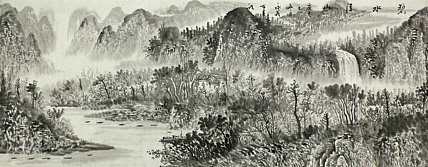 小六尺山水&mdash;&mdash;画家永茂
