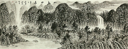 小六尺山水&mdash;&mdash;画家永茂
