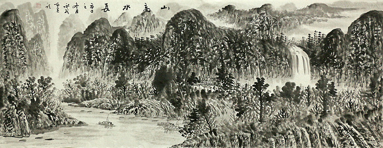 小六尺山水&mdash;&mdash;画家永茂