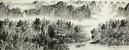 小六尺山水&mdash;&mdash;画家永茂