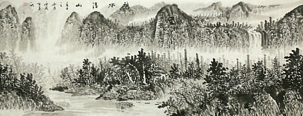 小六尺山水&mdash;&mdash;画家永茂