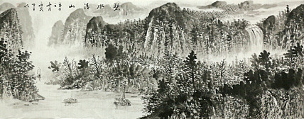 小六尺山水&mdash;&mdash;画家永茂