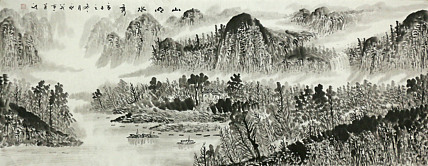 小六尺山水&mdash;&mdash;画家永茂