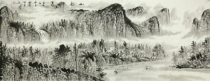 小六尺山水&mdash;&mdash;画家永茂