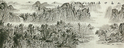 小六尺山水&mdash;&mdash;画家永茂