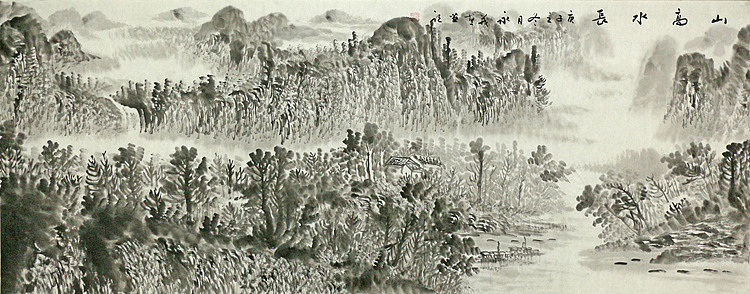 小六尺山水&mdash;&mdash;画家永茂