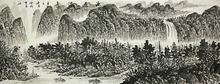 小六尺山水&mdash;&mdash;画家永茂