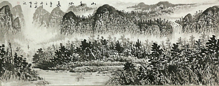 小六尺山水&mdash;&mdash;画家永茂
