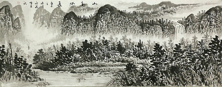 小六尺山水&mdash;&mdash;画家永茂