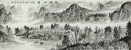 小六尺山水&mdash;&mdash;画家永茂