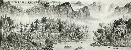 小六尺山水&mdash;&mdash;画家永茂
