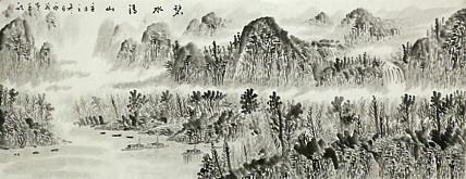 小六尺山水&mdash;&mdash;画家永茂