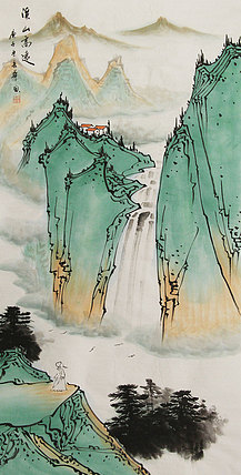 四尺山水——画家唐春华