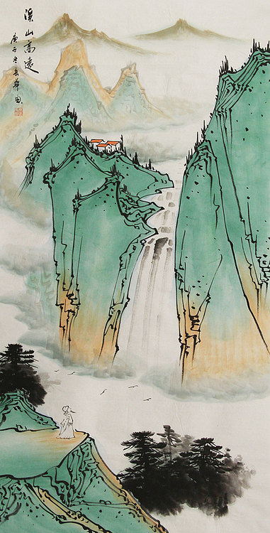 四尺山水——画家唐春华