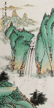 四尺山水——画家唐春华