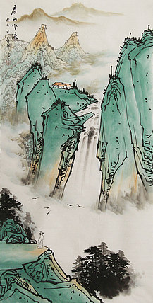 四尺山水&mdash;&mdash;画家唐春华