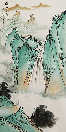 四尺山水——画家唐春华