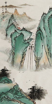 四尺山水——画家唐春华