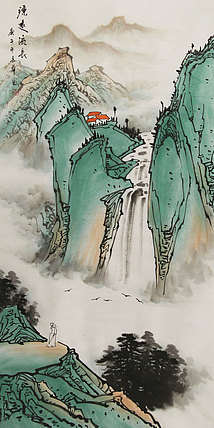 四尺山水——画家唐春华