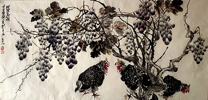 山西美术家协会会员 范立志 花鸟新品3