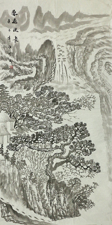 四尺山水作品&mdash;&mdash;画家莫桂明