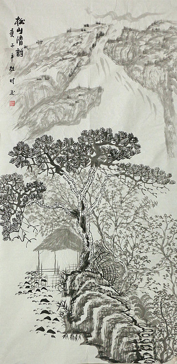 四尺山水作品&mdash;&mdash;画家莫桂明