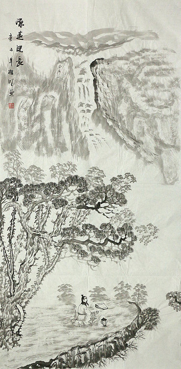 四尺山水作品&mdash;&mdash;画家莫桂明