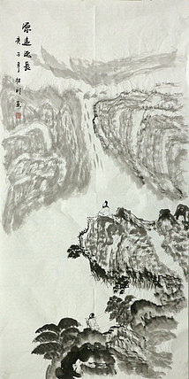 四尺山水作品&mdash;&mdash;画家莫桂明