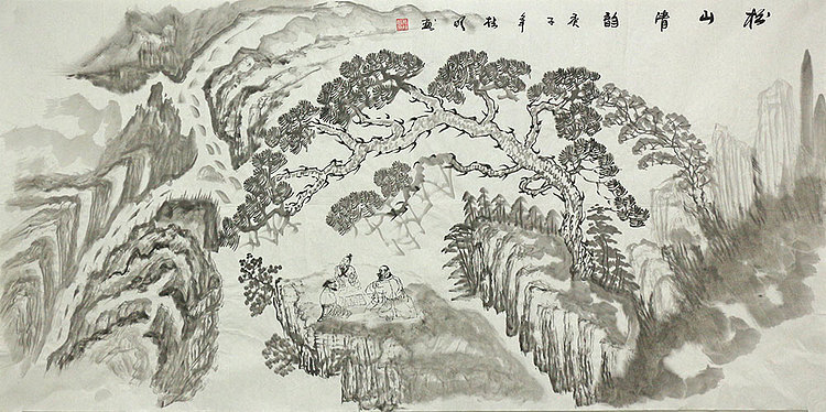 四尺山水作品&mdash;&mdash;画家莫桂明