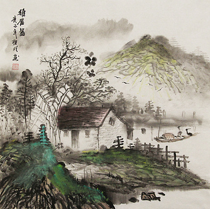 斗方山水&mdash;&mdash;莫桂明