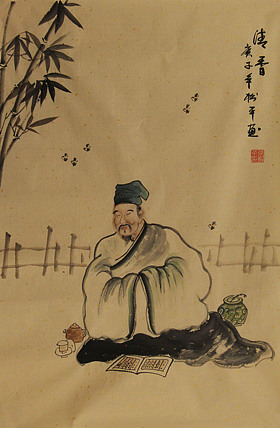四尺三裁人物——画家张松平
