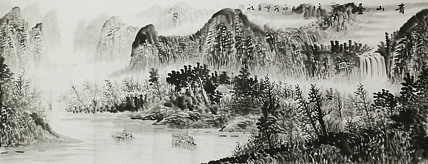 小六尺山水&mdash;&mdash;画家永茂