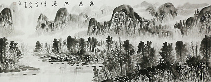 小六尺山水&mdash;&mdash;画家永茂