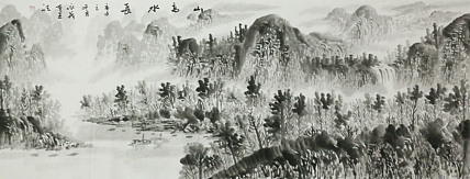 小六尺山水&mdash;&mdash;画家永茂