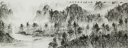 小六尺山水&mdash;&mdash;画家永茂