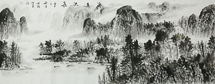 小六尺山水&mdash;&mdash;画家永茂