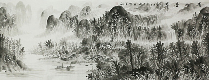 小六尺山水&mdash;&mdash;画家永茂