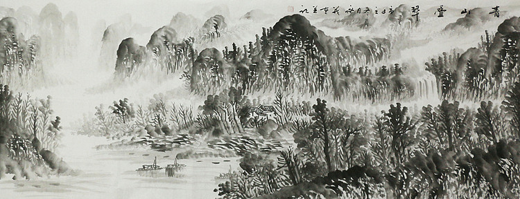 小六尺山水&mdash;&mdash;画家永茂