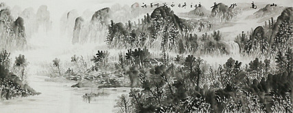 小六尺山水&mdash;&mdash;画家永茂