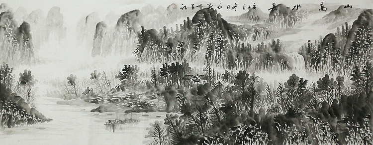 小六尺山水&mdash;&mdash;画家永茂