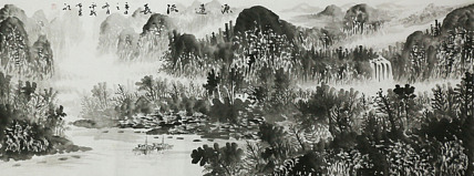 小六尺山水&mdash;&mdash;画家永茂