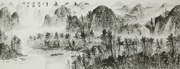 小六尺山水&mdash;&mdash;画家永茂