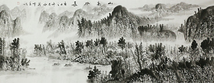 小六尺山水&mdash;&mdash;画家永茂