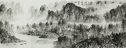 小六尺山水&mdash;&mdash;画家永茂