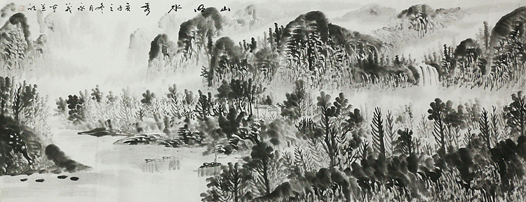 小六尺山水&mdash;&mdash;画家永茂