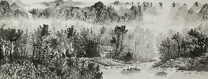 小六尺山水&mdash;&mdash;画家永茂