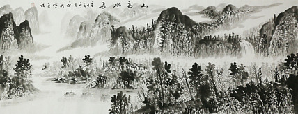 小六尺山水&mdash;&mdash;画家永茂